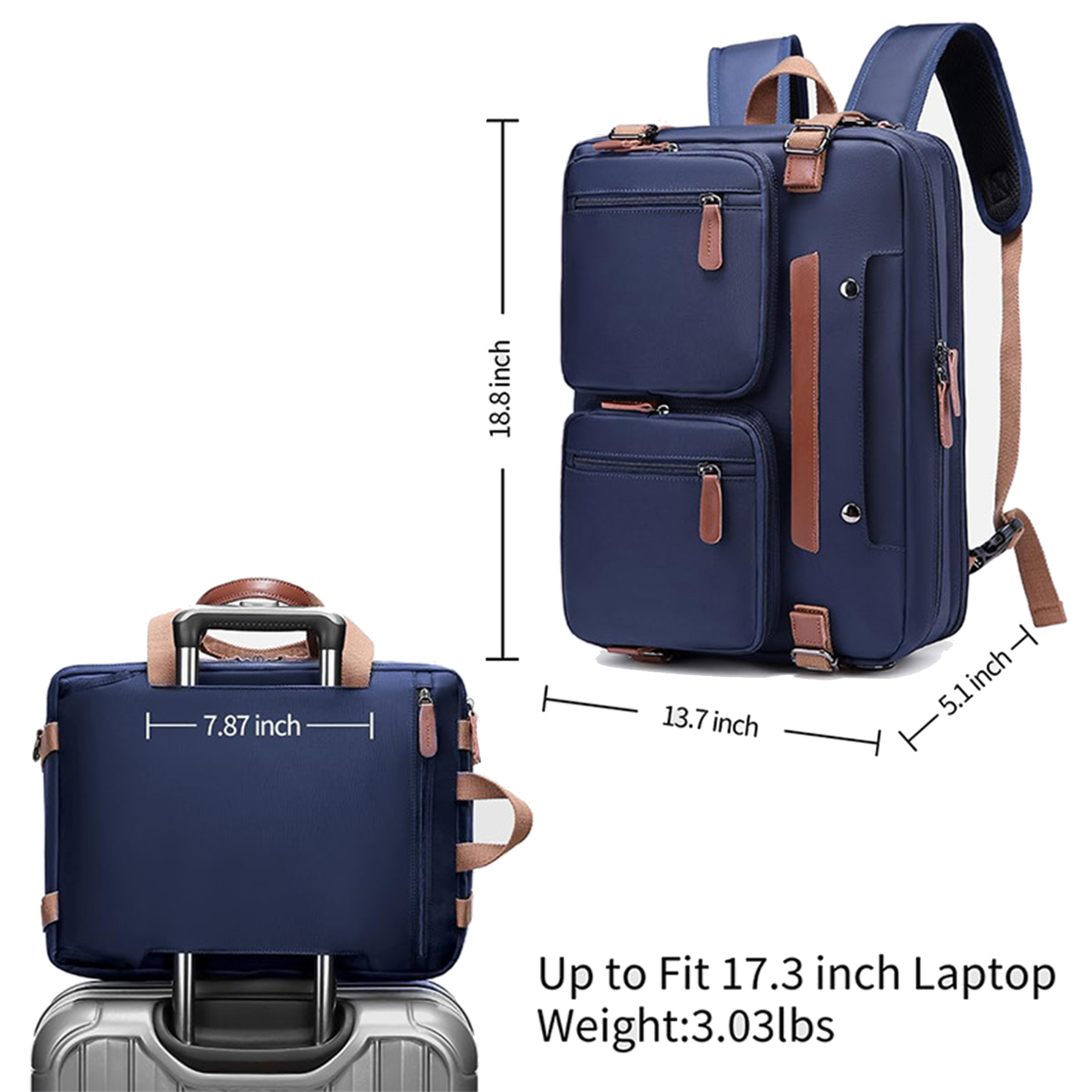 17.3 inch Laptop Backpack 2