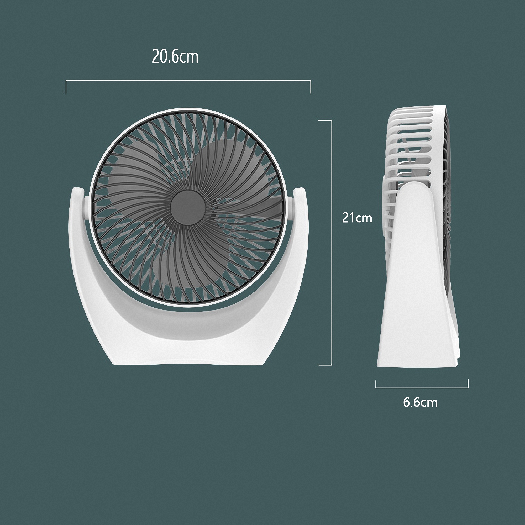 Adjustable USB Desk Fan 3