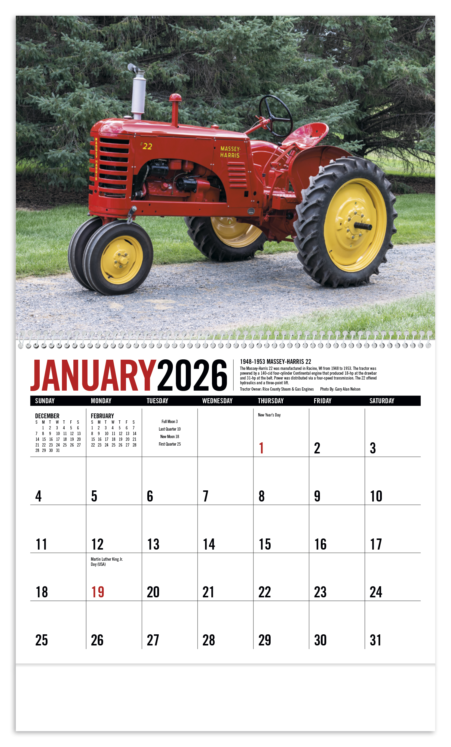 Triumph® Calendars Antique Tractors Calendar 61