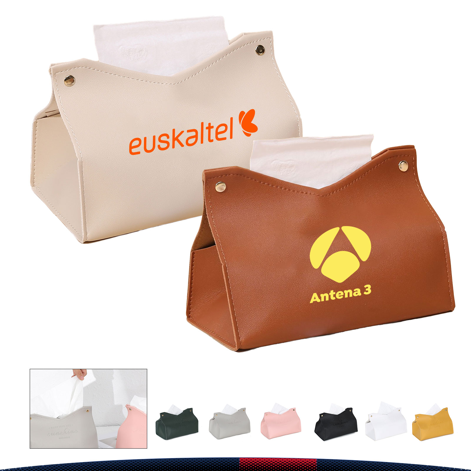 Cassi PU Leather Tissue Pouch 2