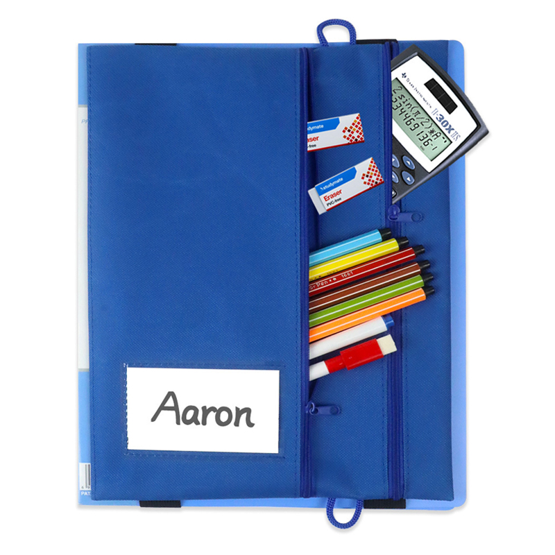 Adjustable Elastic Band Multi Pockets File Folder Binder Bag 4