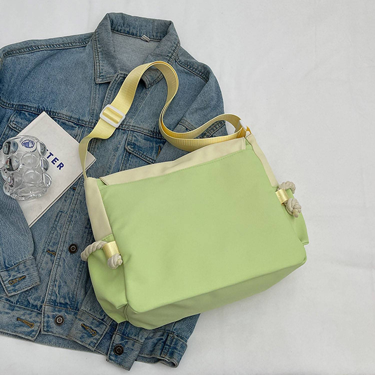 Lightweight Polyester Messenger Bag w/ Campus Style 1