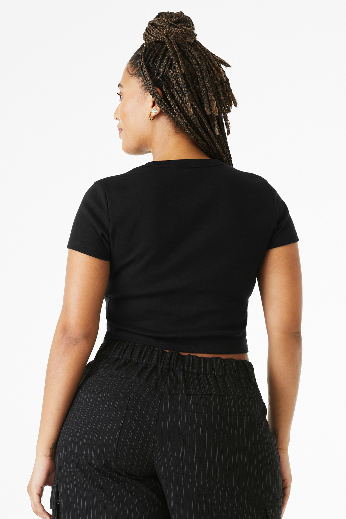 BELLA+CANVAS Women's Micro Rib Baby Tee BC1010 18