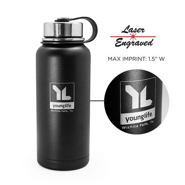 HYDRATE 32OZ STAINLESS STEEL VACUUM BOTTLE 7