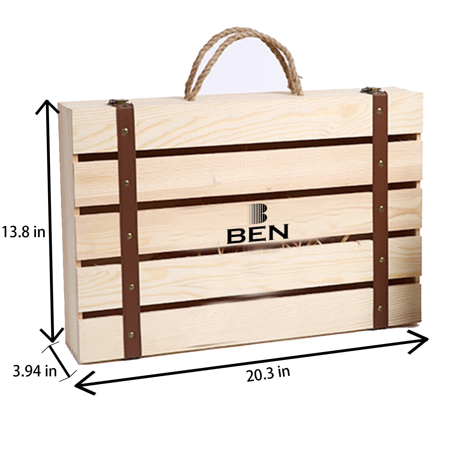 Solid Wood Wine Gift Box 3