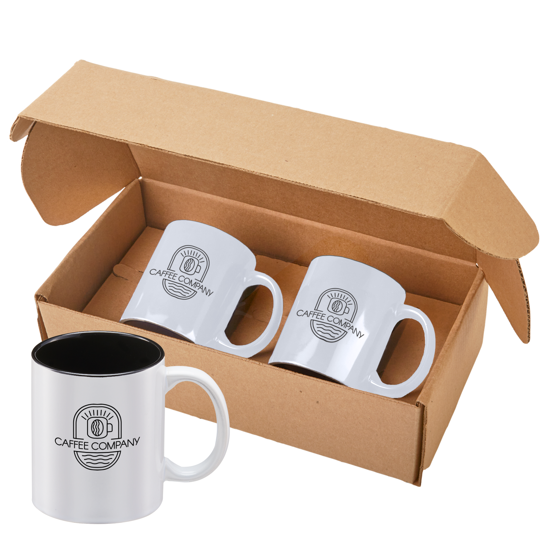 11 Oz. Sunrise Ceramic Coffee Mug Set 6