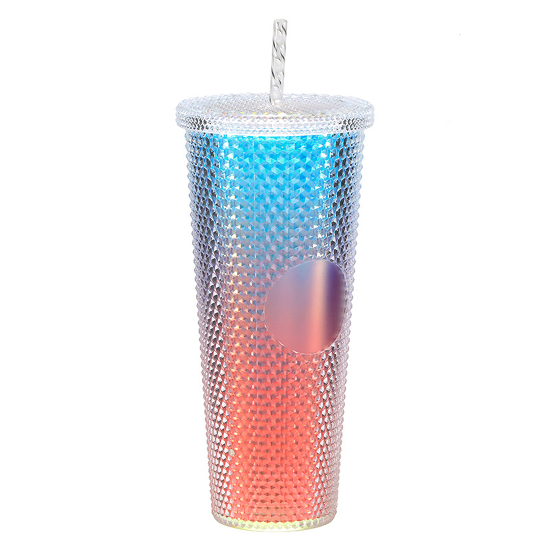 24oz Plastic Durian Cup with Straw 10