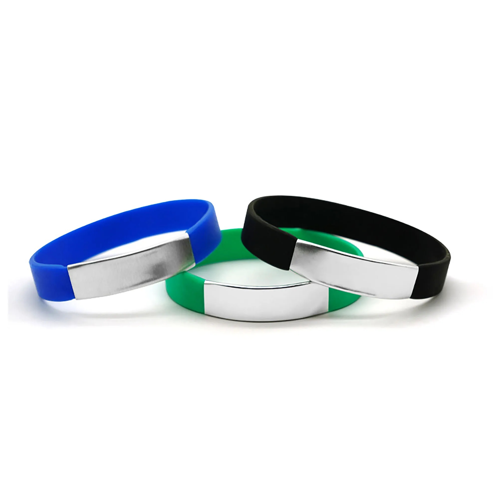 Aluminum Silicone Wristband 4