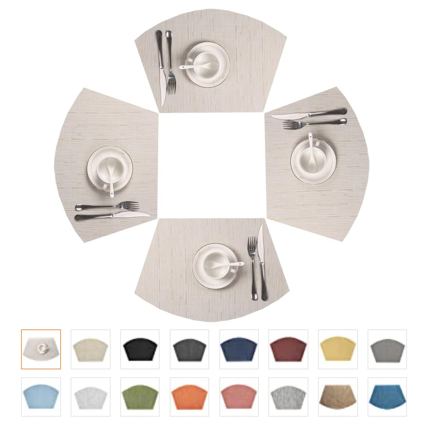 Wedge Shaped Placemats 1
