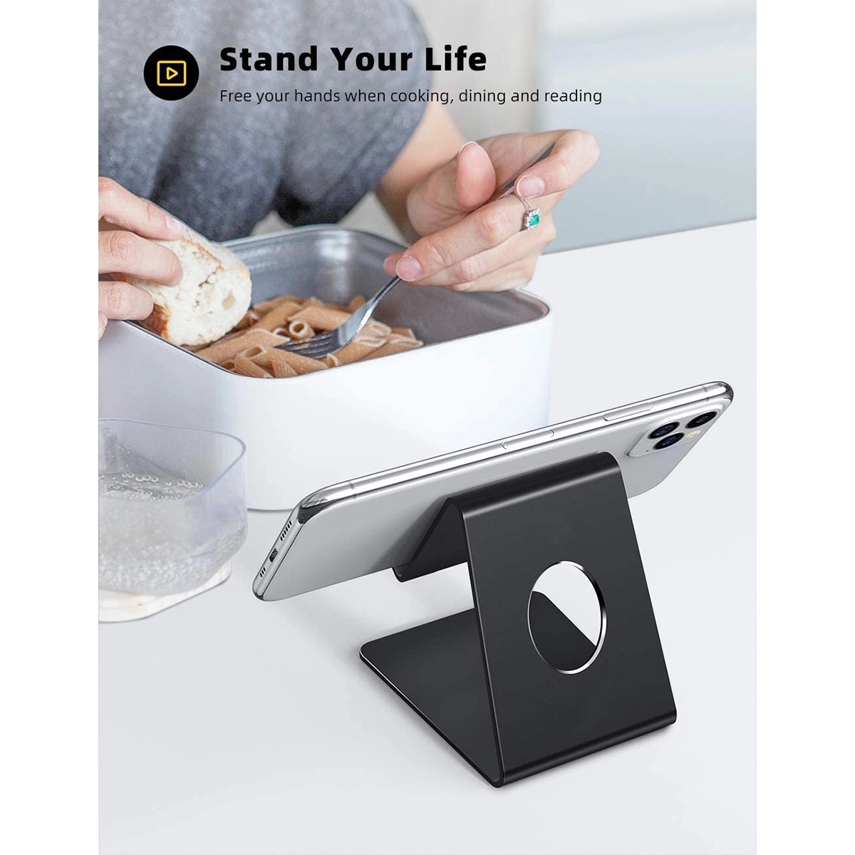 Cell Phone Stand for Office Desk 4