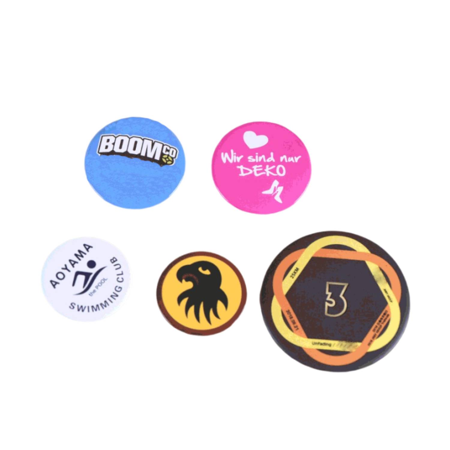 1.57" Round Tin Badge 1