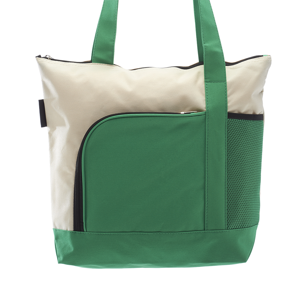 Zipper Polyester Tote Bags