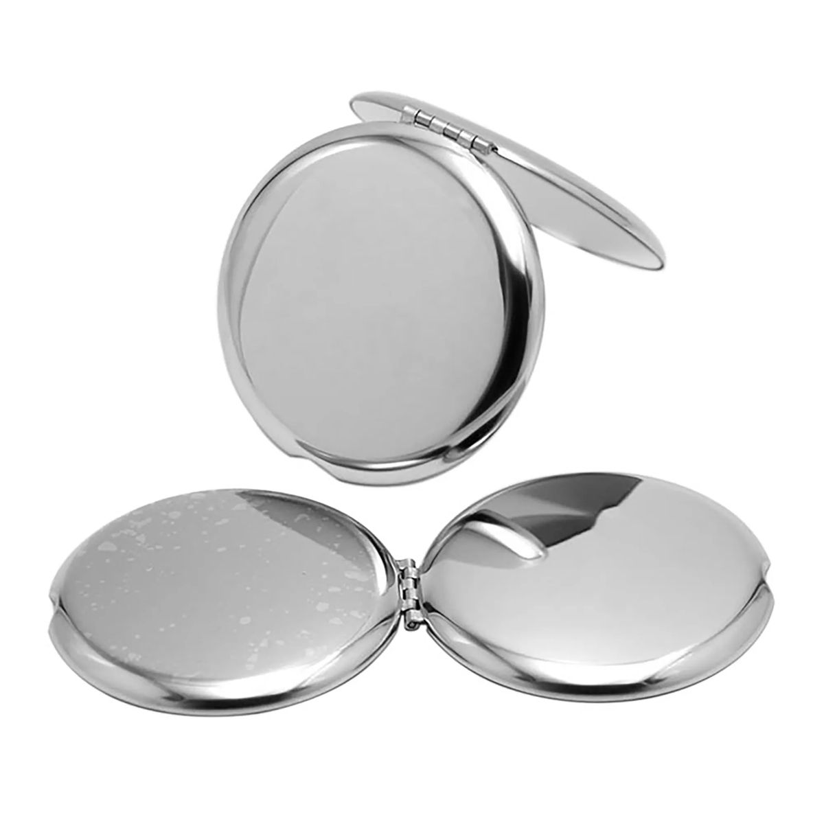 Compact Mirror Metal Folding Travel 2.6 Inch 2