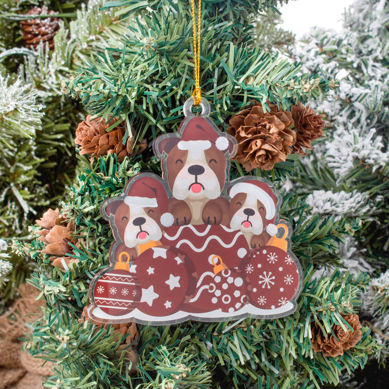 Custom Acrylic Christmas Ornaments 15