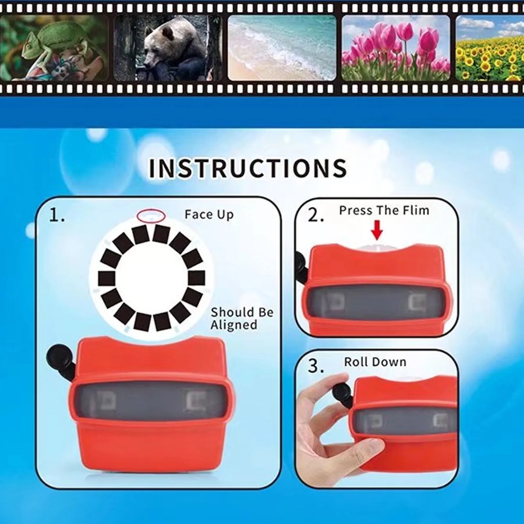 3D Kinetoscope View Machine Toy 6