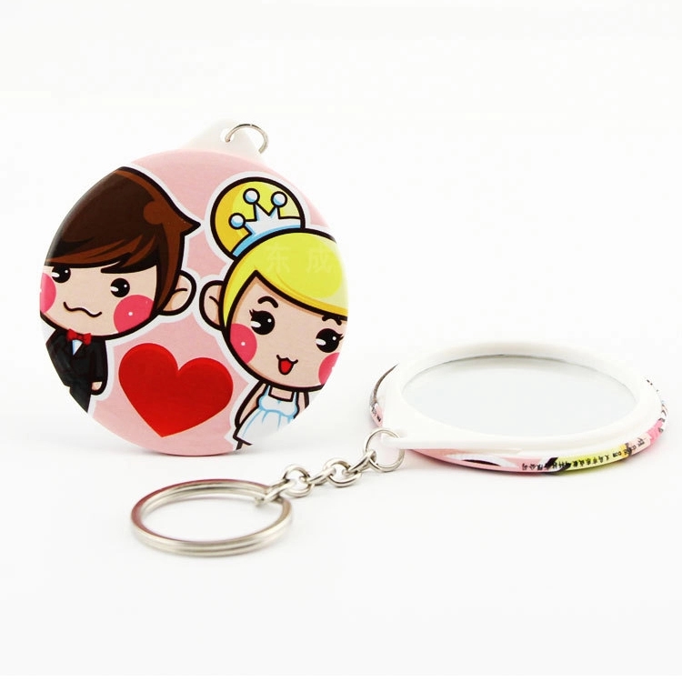 Custom Mini Advertising Mirror Keychain 4