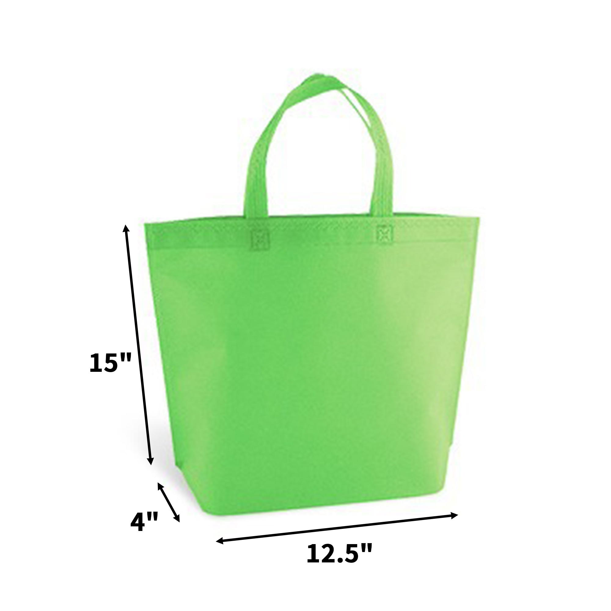 Non Woven Shopping Tote 15" Length 9