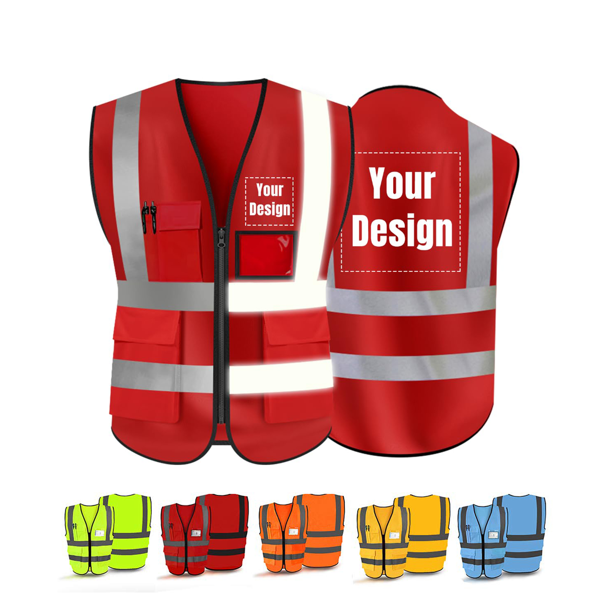 High-Visibility Reflective Safety Vest 4