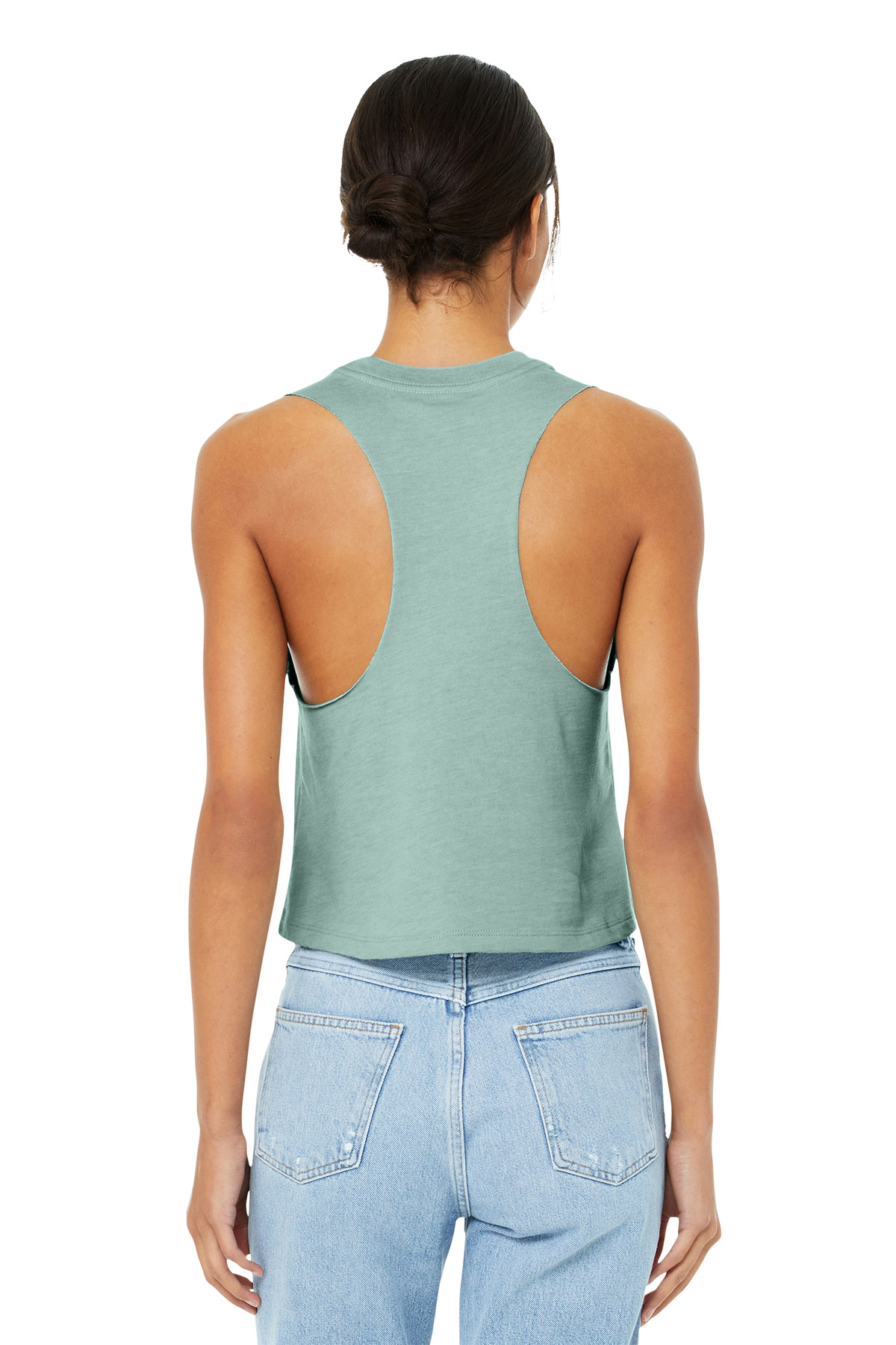 BELLA+CANVAS Women's Racerback Cropped Tank. BC6682 18