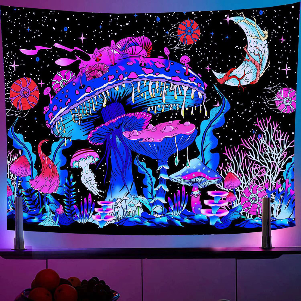 Fluorescence Wall Hanging Fabric Tapestry 1