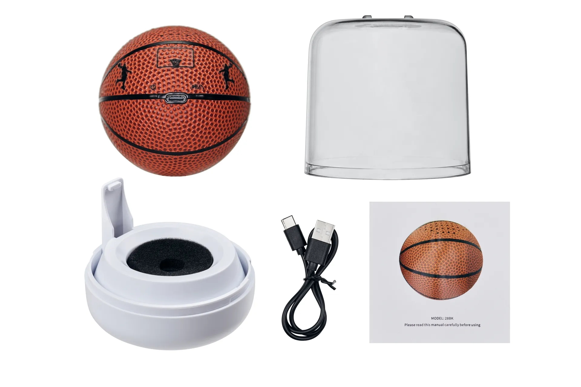 2.8" Basket Ball  Model 3W Speaker TWR tech 1