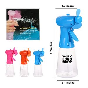 Handheld Spray Mist Fan 9