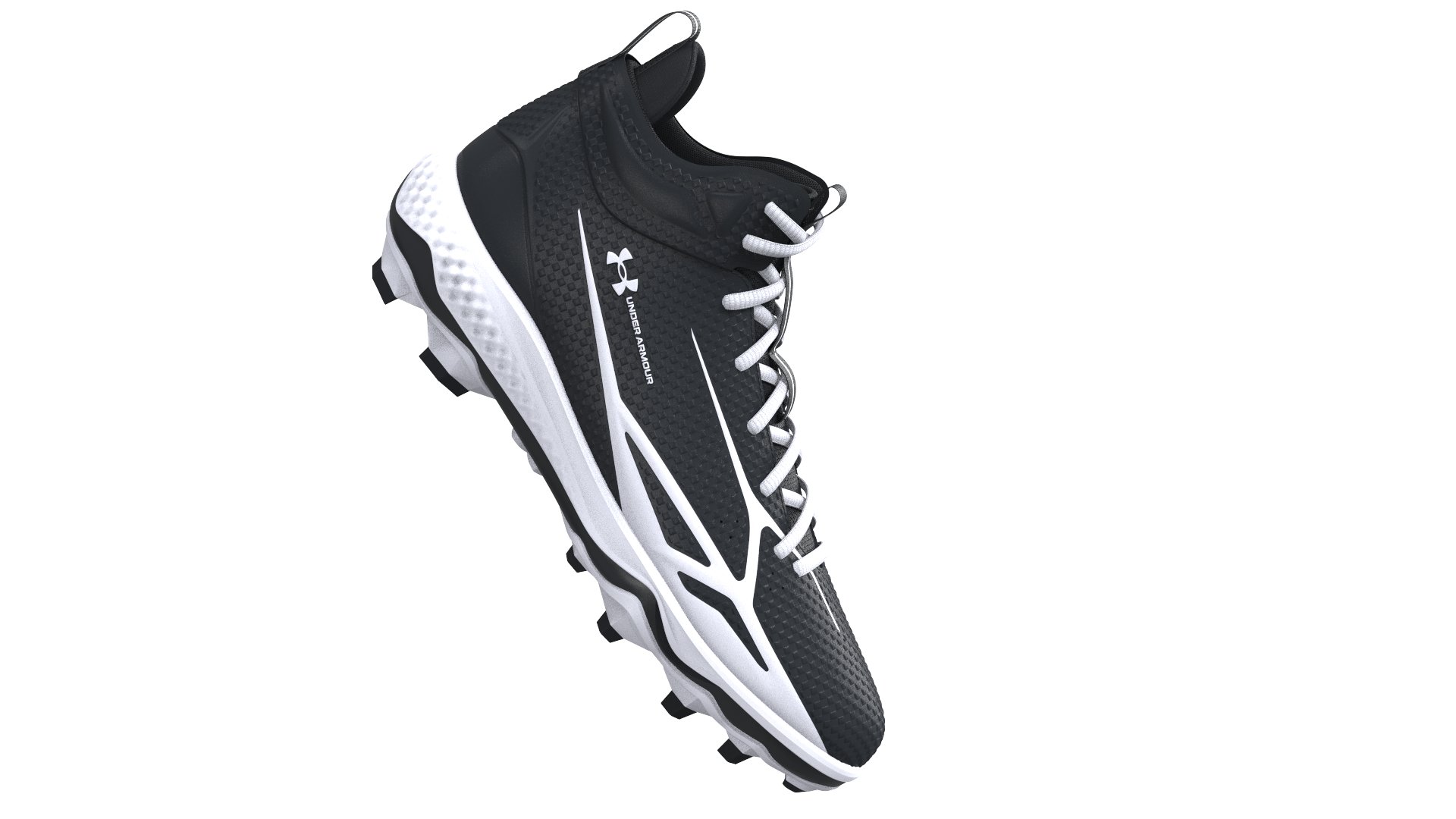 UA Spotlight Mid Football Cleats 2
