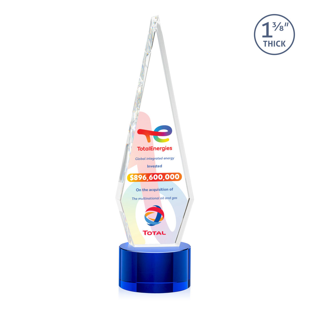 Springfield VividPrint™ Award on Marvel Base - Blue 10