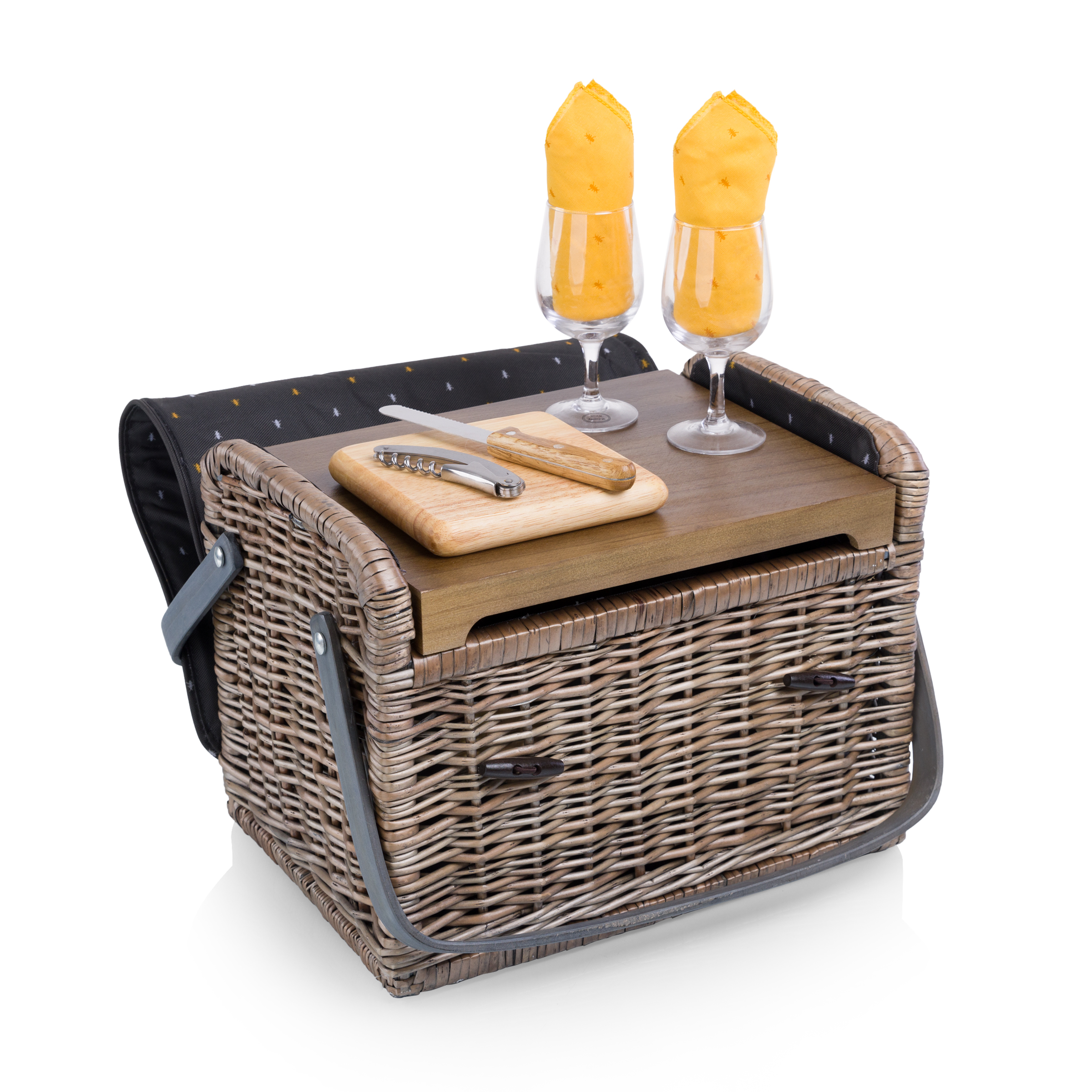 Kabrio Wine & Cheese Picnic Basket 2