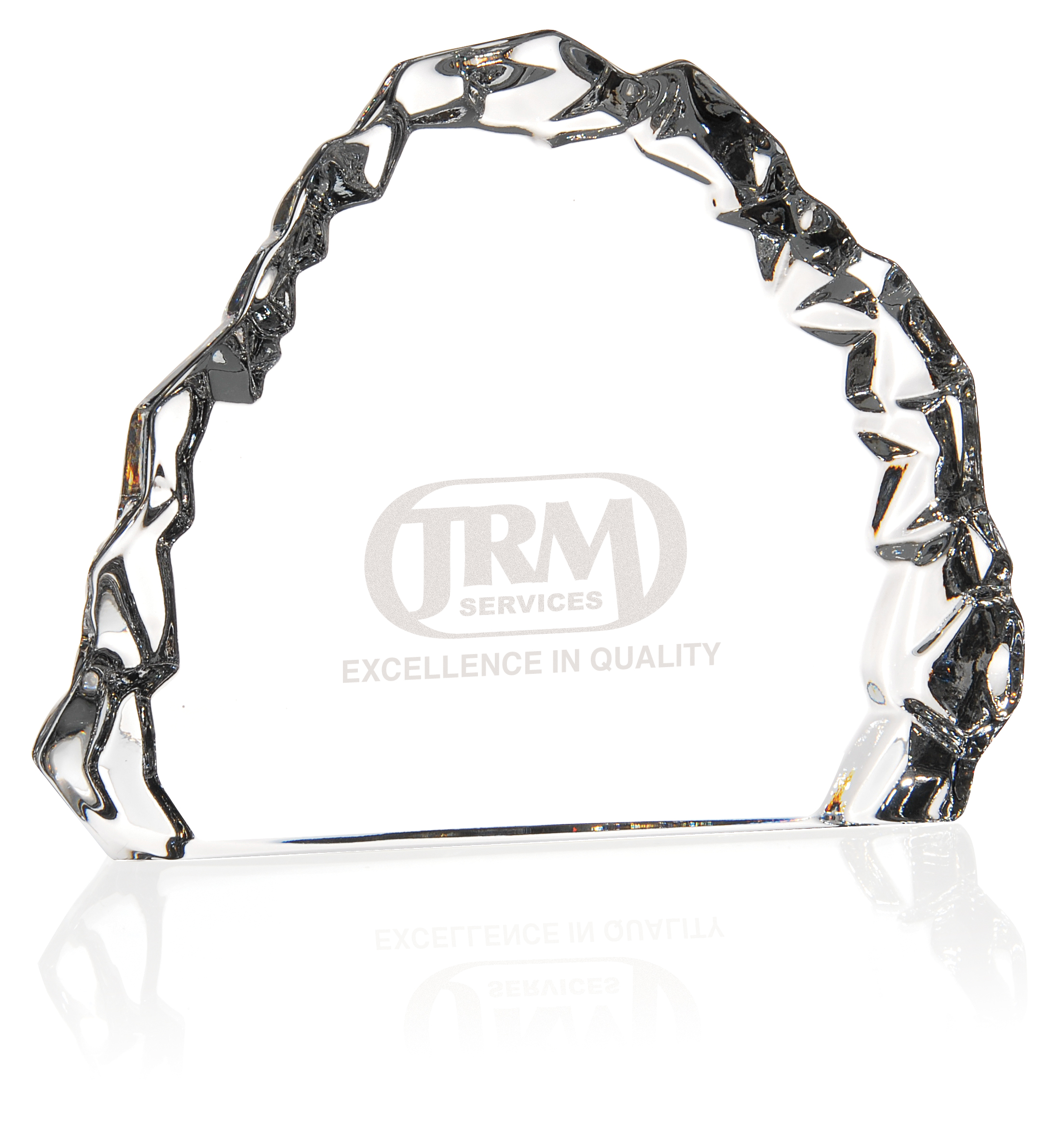 Carved Crystal Award