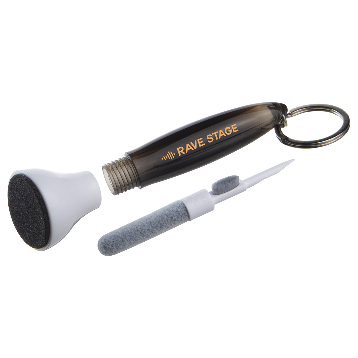 Swab Microfiber Earbud & Screen Cleaner with Key Ring 25