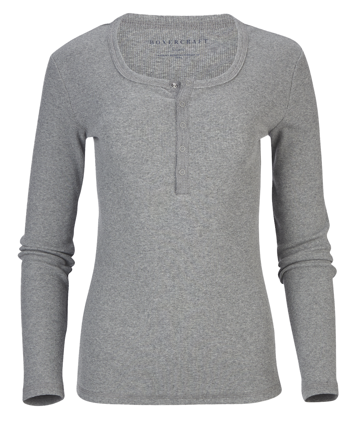BOXERCRAFT HARPER RIB HENLEY 13