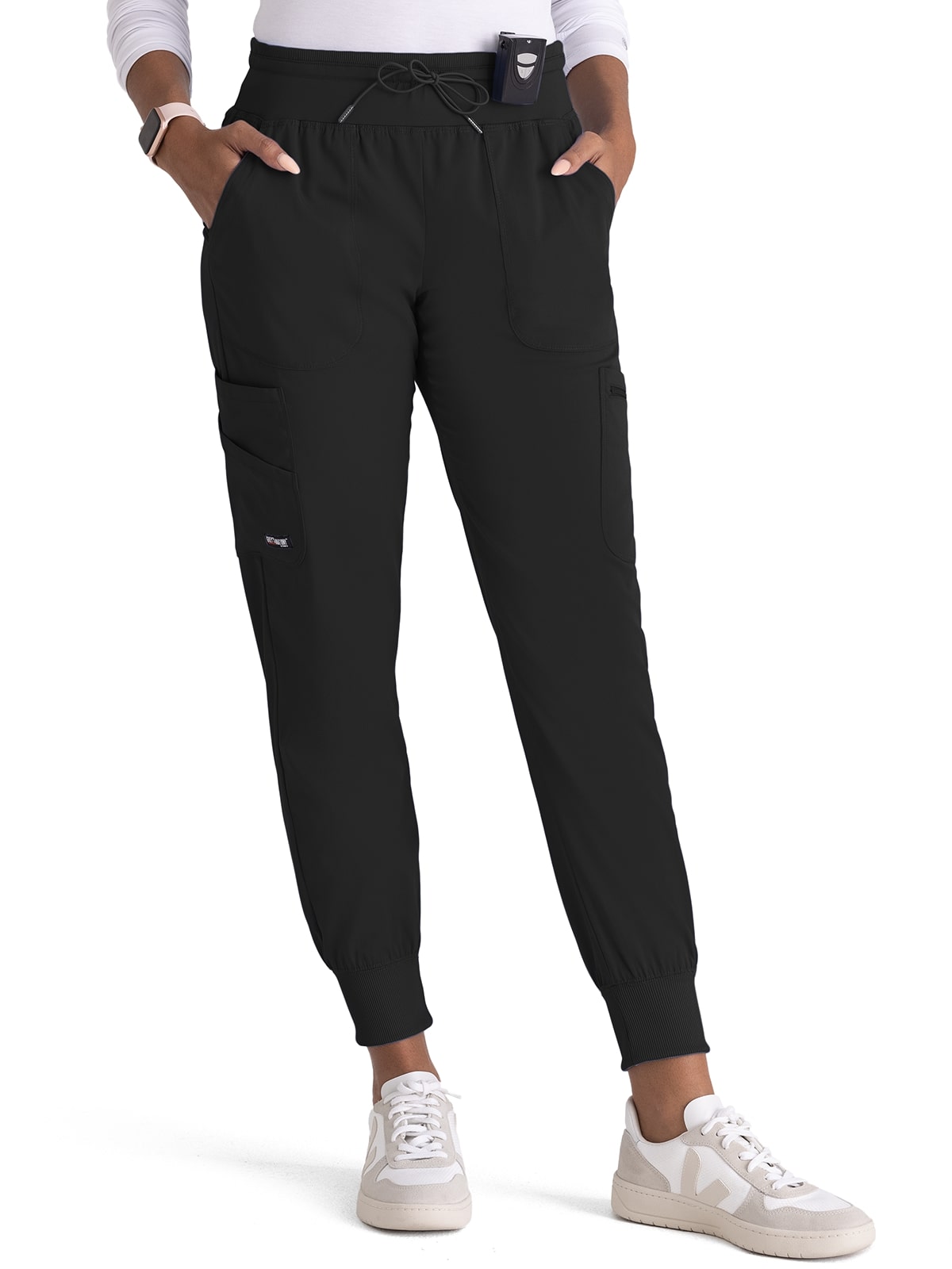 Grey's Anatomy Spandex Stretch - Women's Seven-Pocket Carly Jogger Scrub Pant