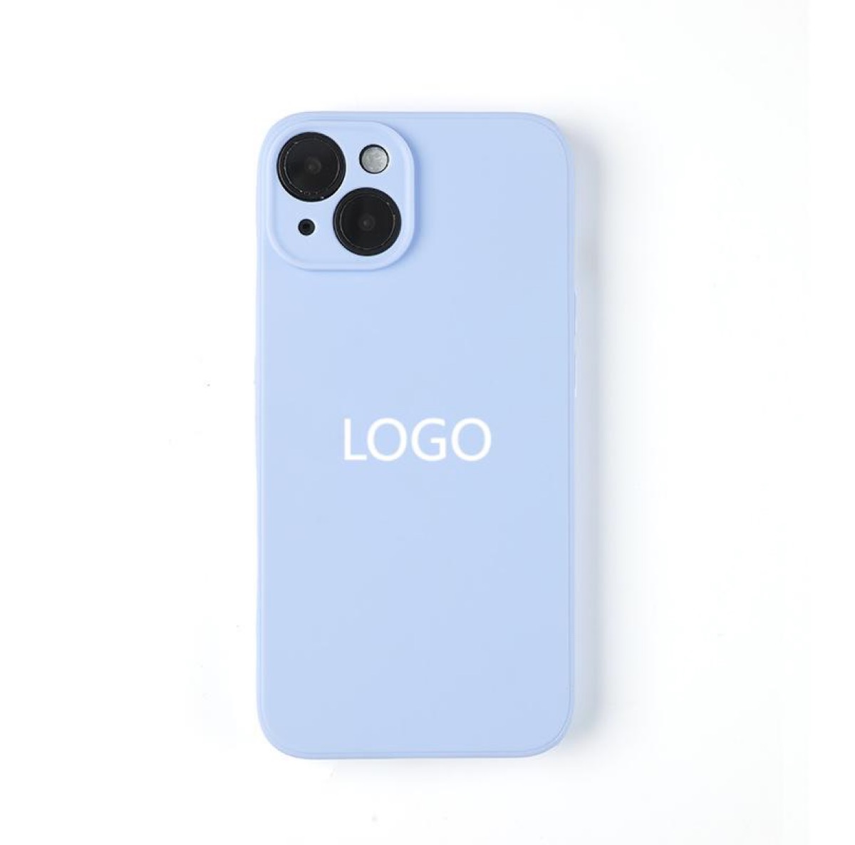 Iphone Custom Logo Solid Color Phone Case 2