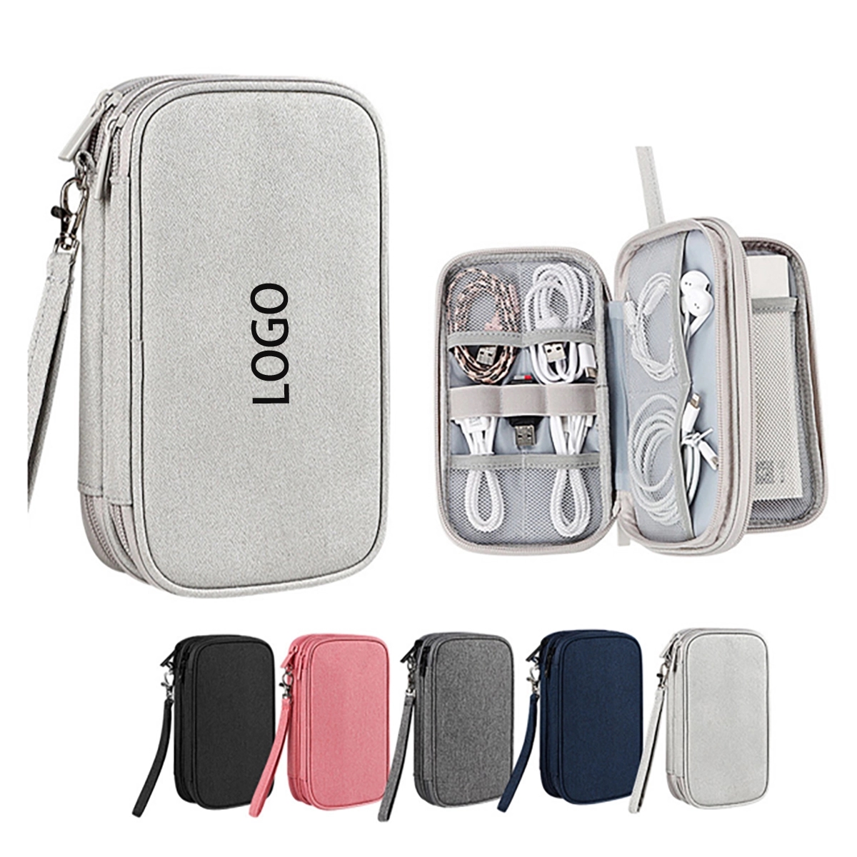 Portable Storage Pouch Bag Cable Organizer 2