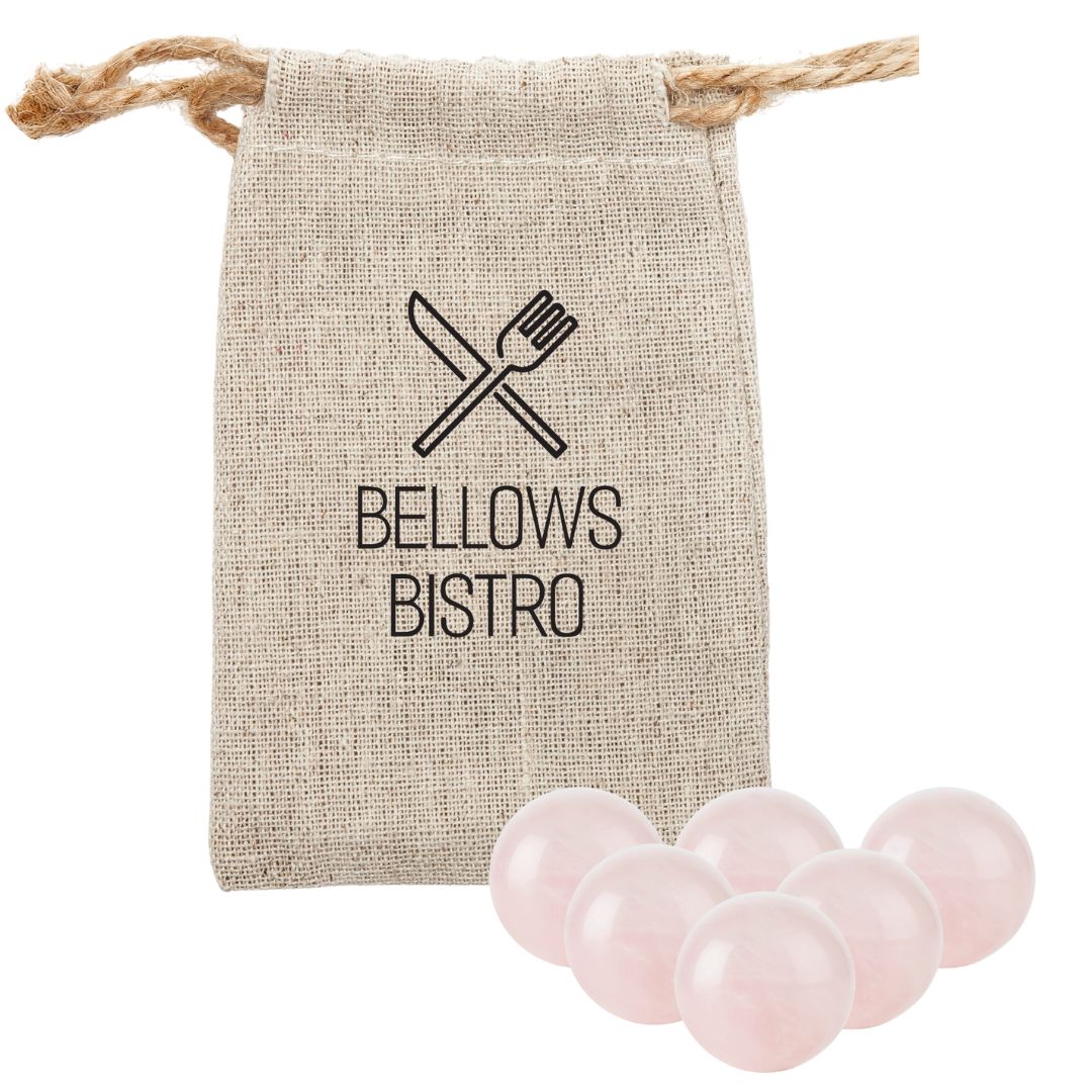 Twine Living® Rose Quartz Wine Gems Set of 6