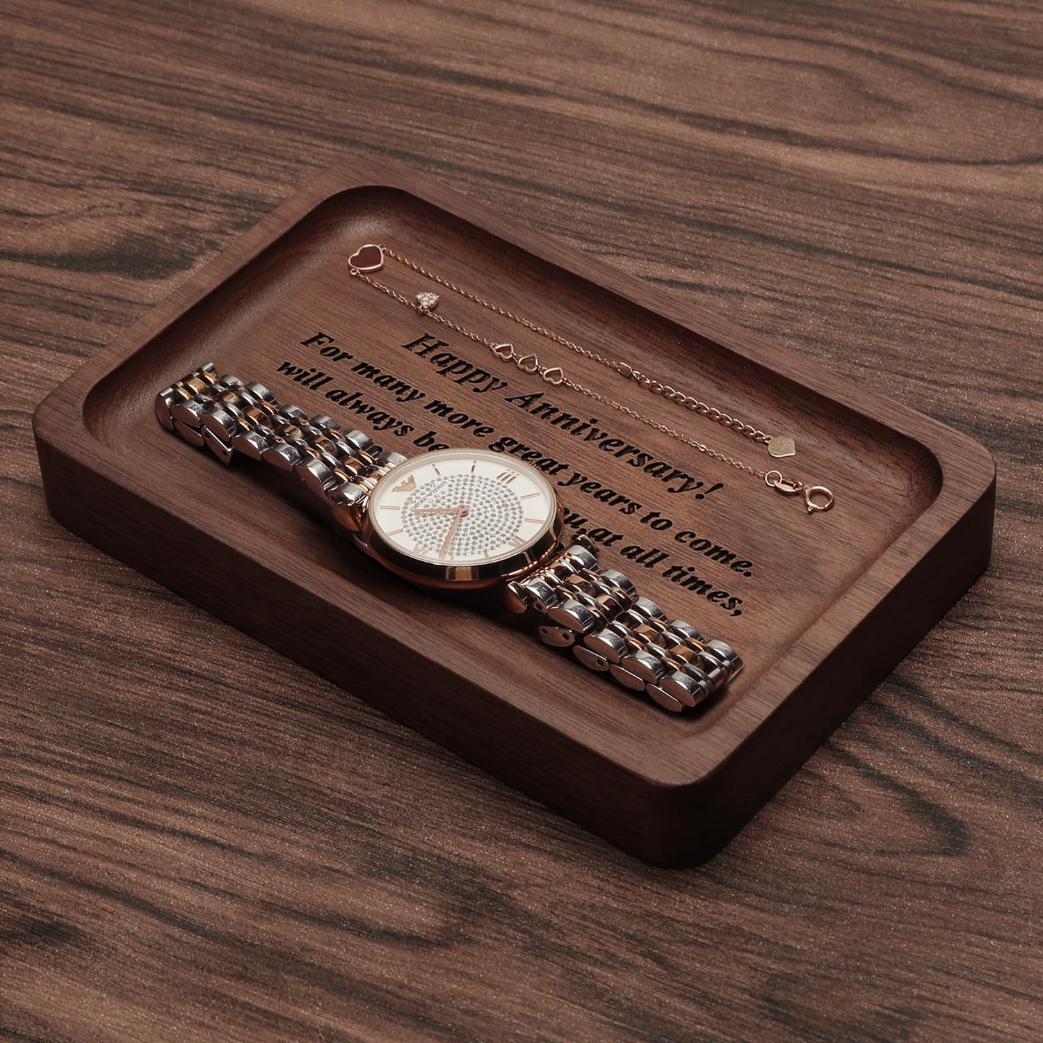 Small Wood Jewelry Dish 5