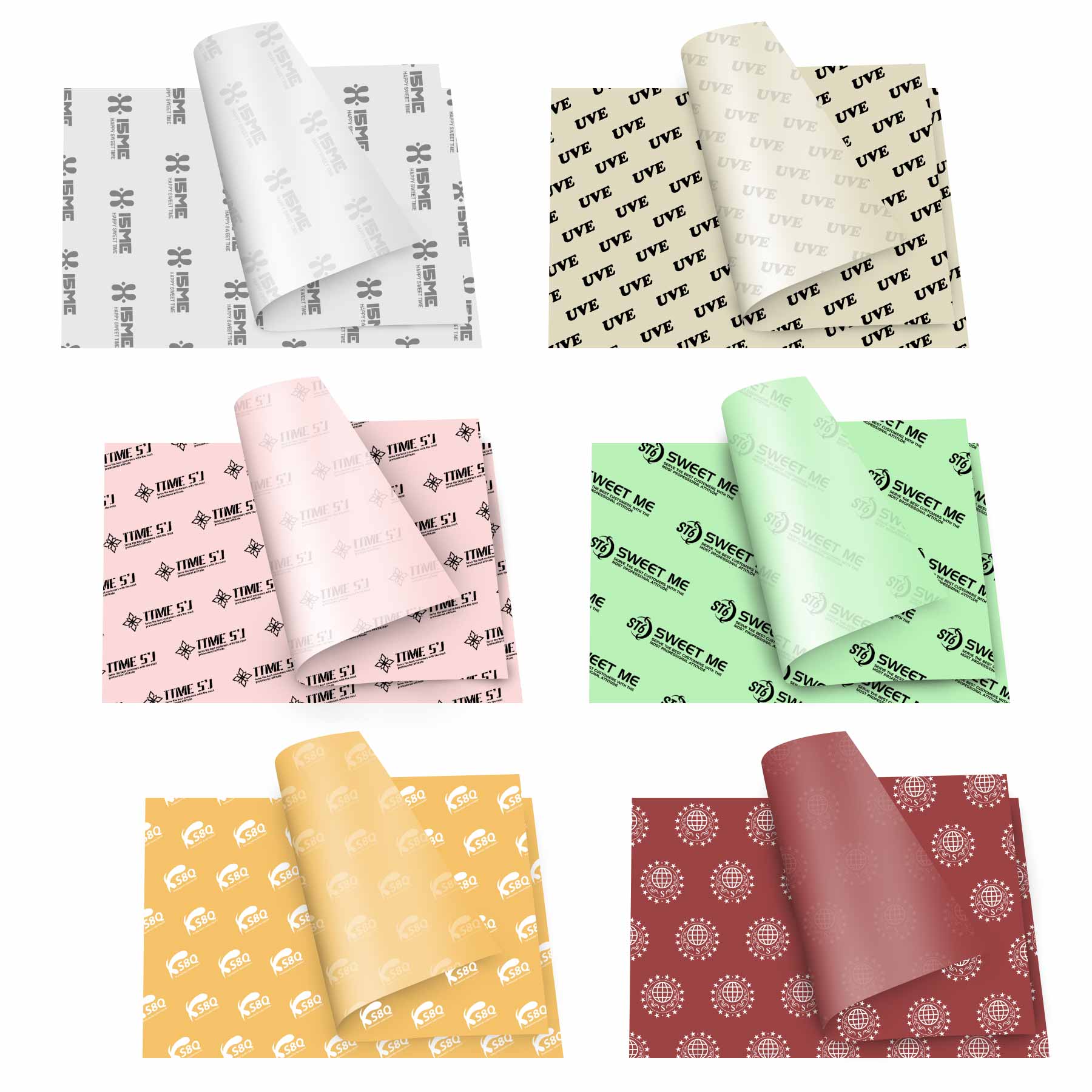 Custom Printed Food Wrapping Paper 2