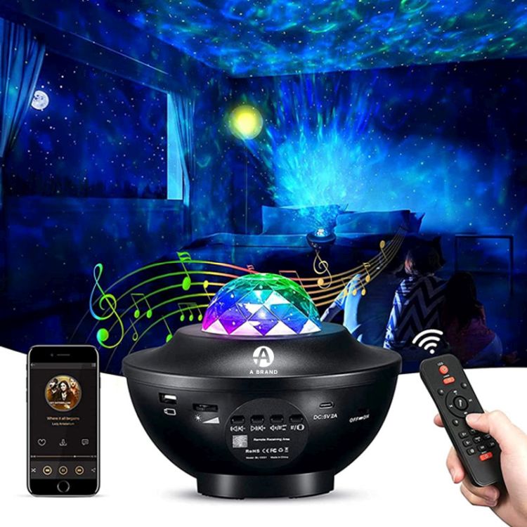 Night Light Projector with Bluetooth Speaker 2