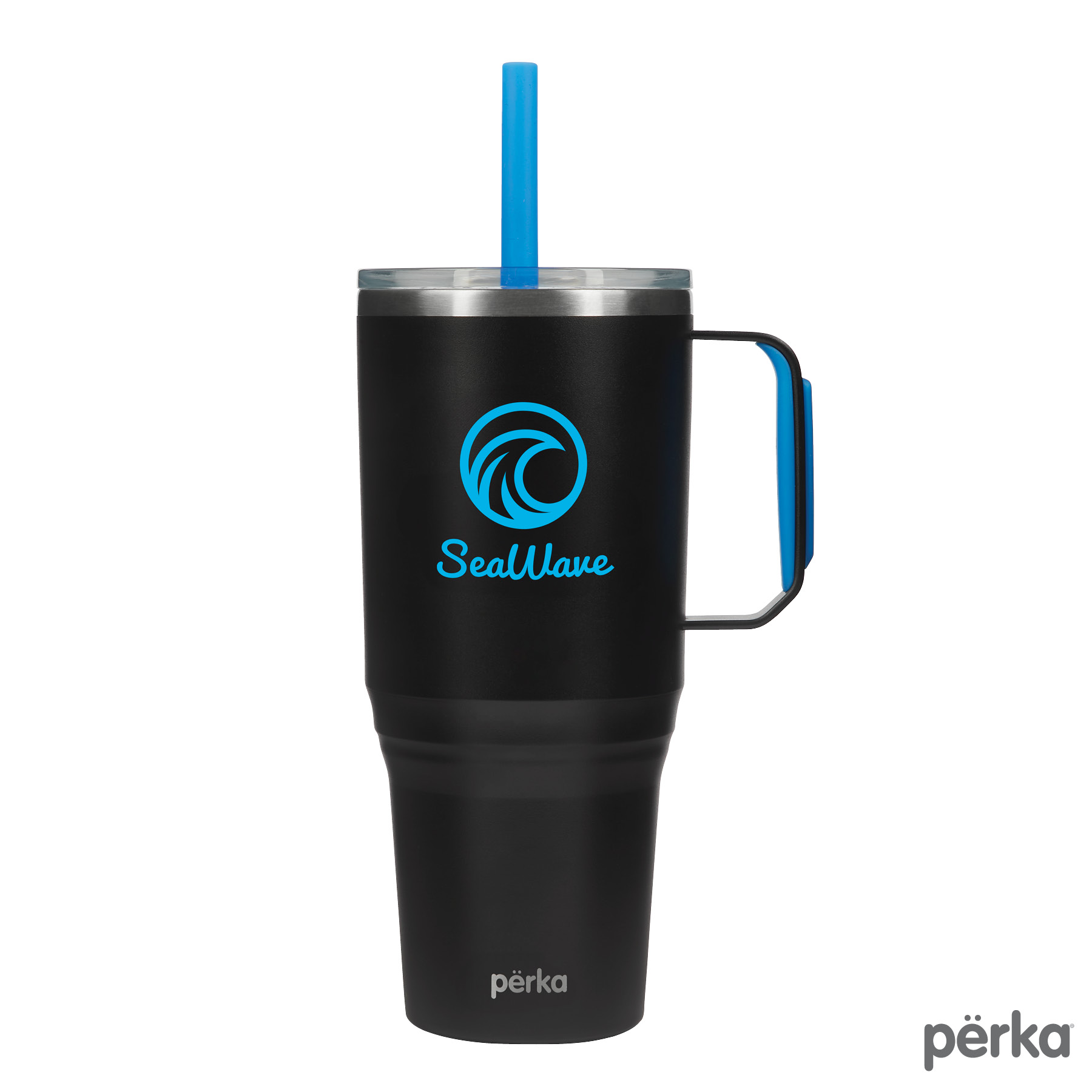 Perka® Portofino 36 oz. Double Wall Recycled Stainless Steel Travel Mug 24