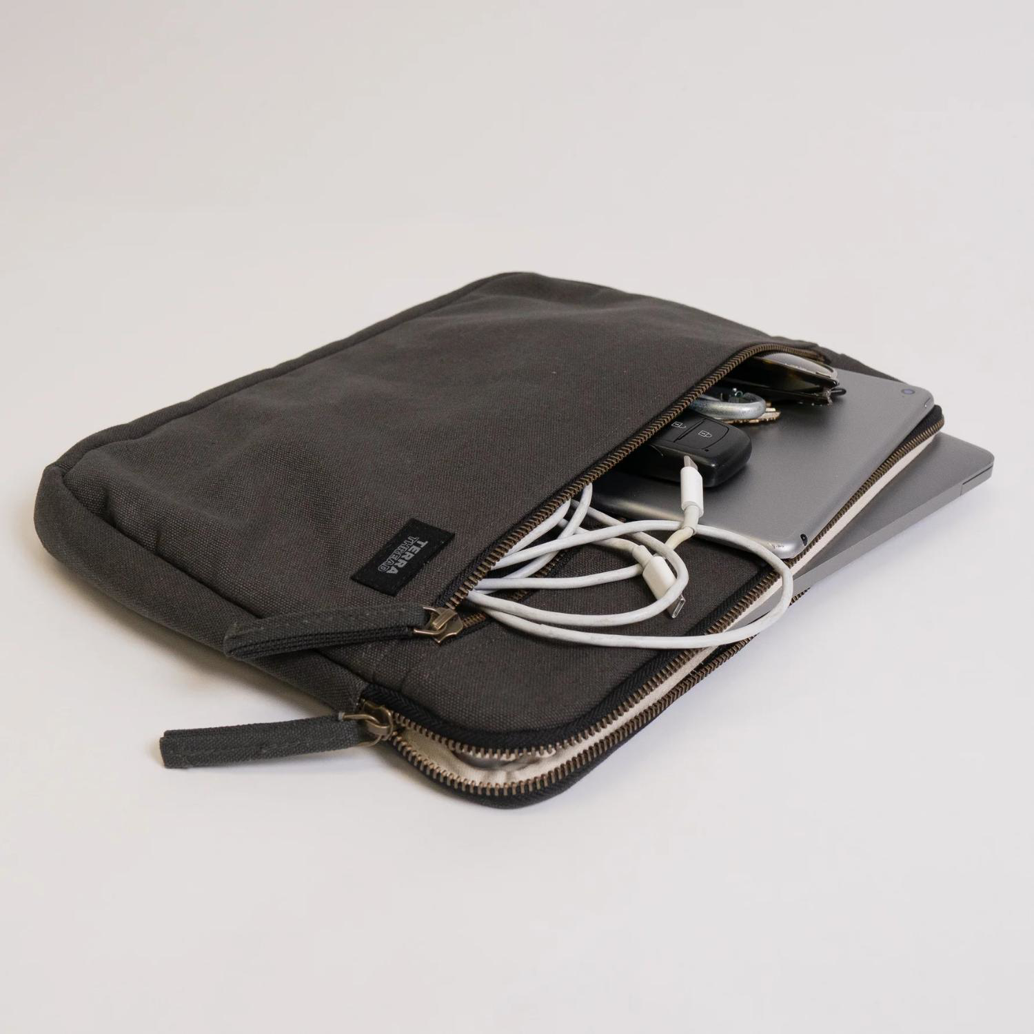TERRA THREAD® - Erdig 13" Laptop Sleeve Sustainable GOTS & Fair Trade Certified 2