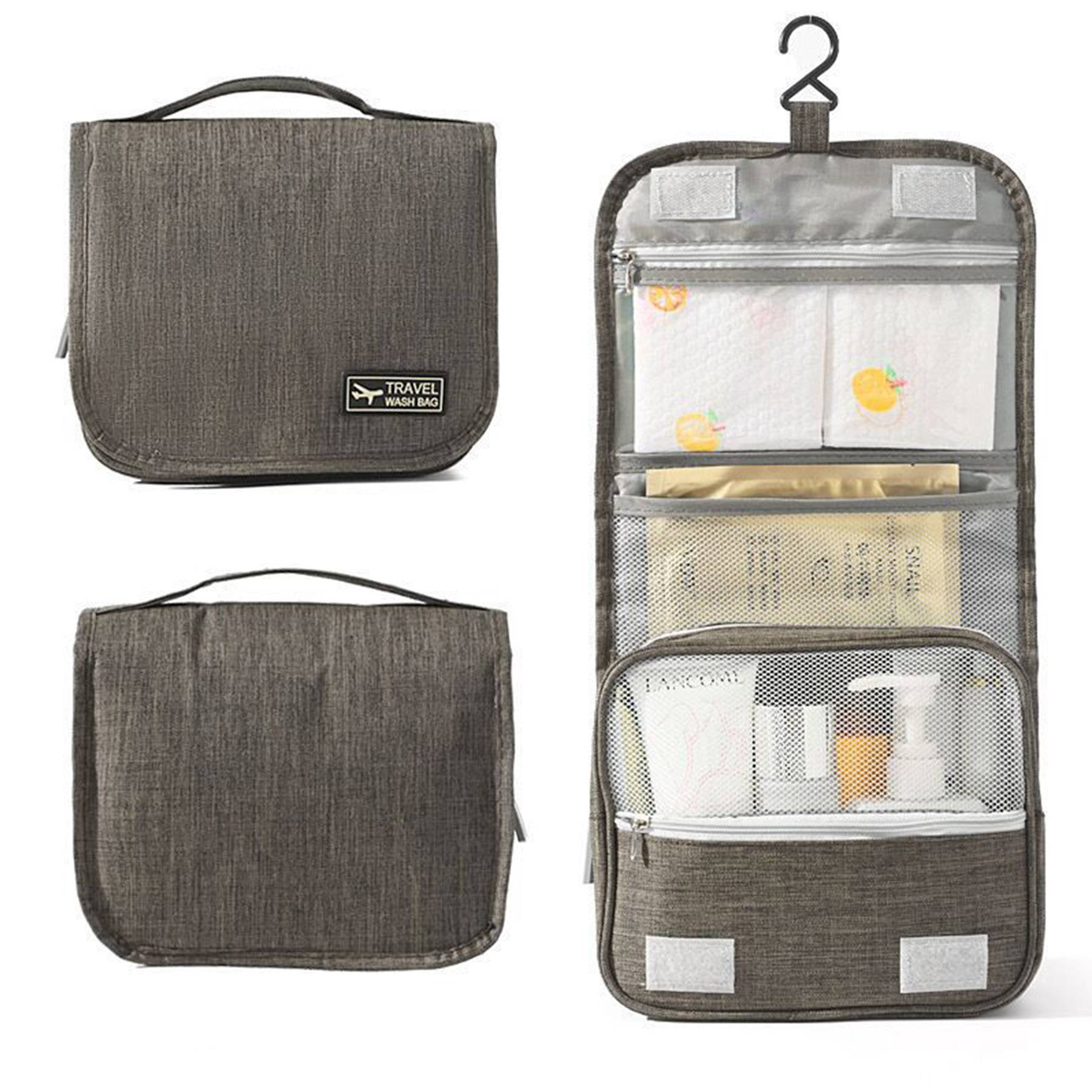 Polyester Waterproof Hanging Toiletry Bags 5