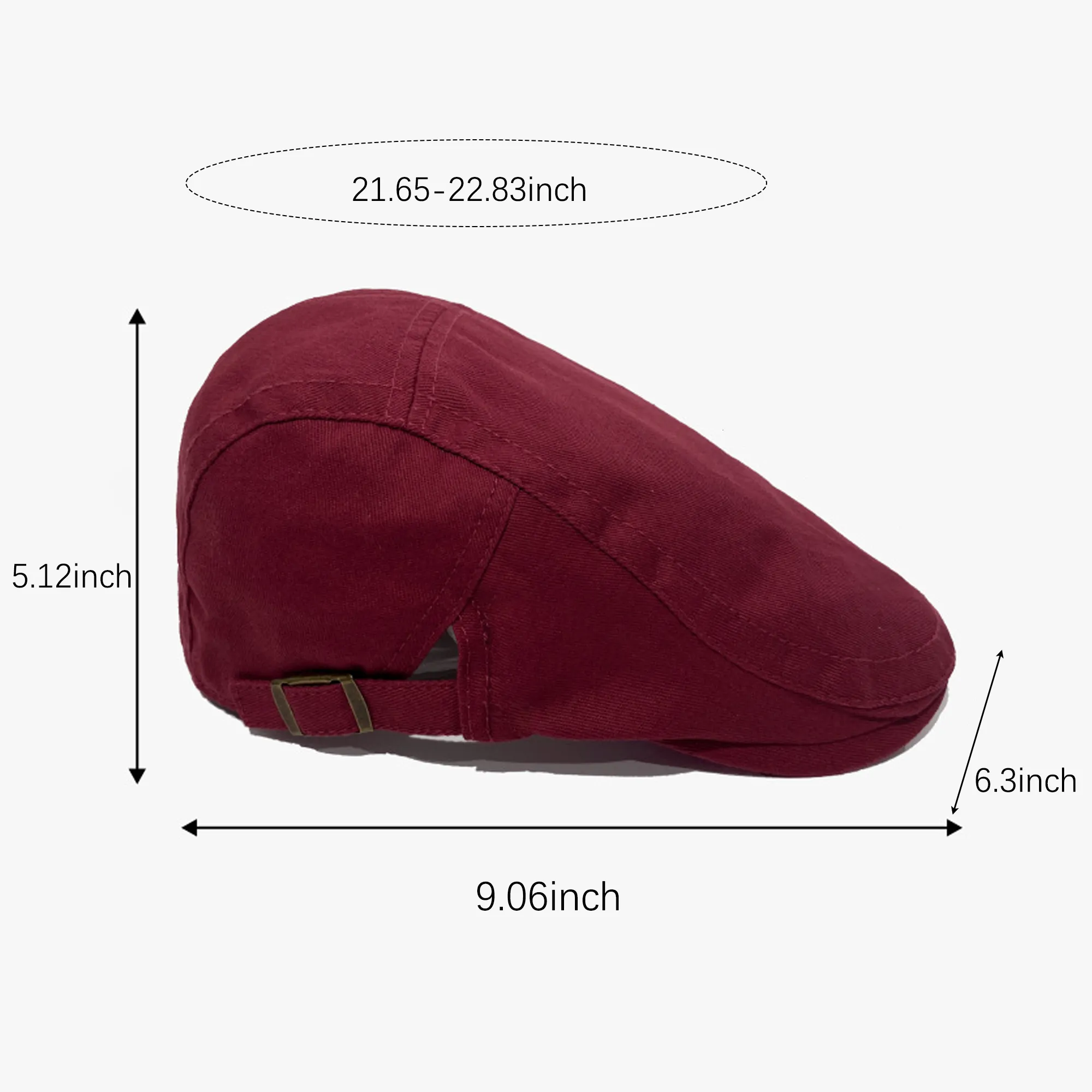 Cotton Ivy Cabbie Cap 1