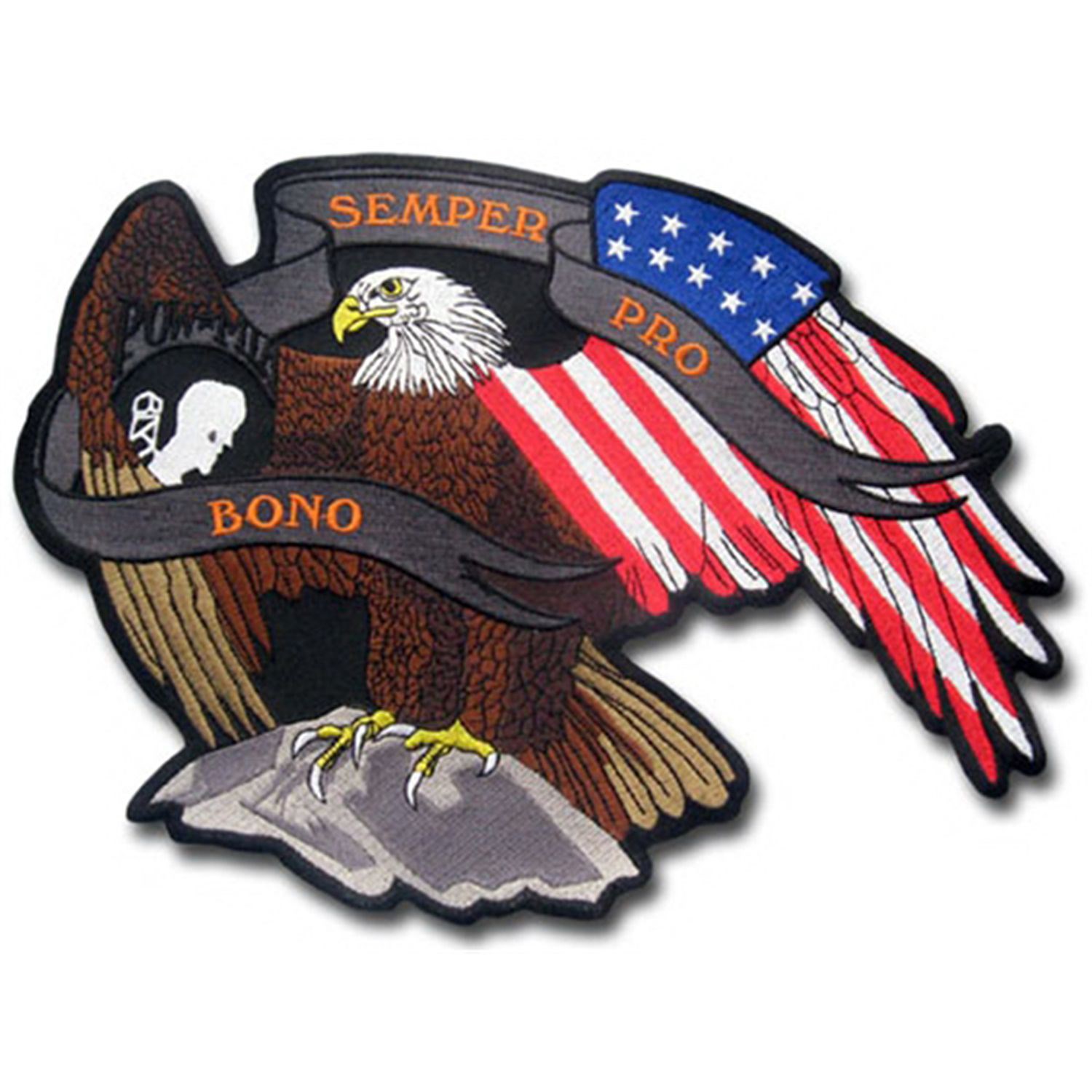 100% Custom Embroidered Patches - Hook & Loop Backing 5
