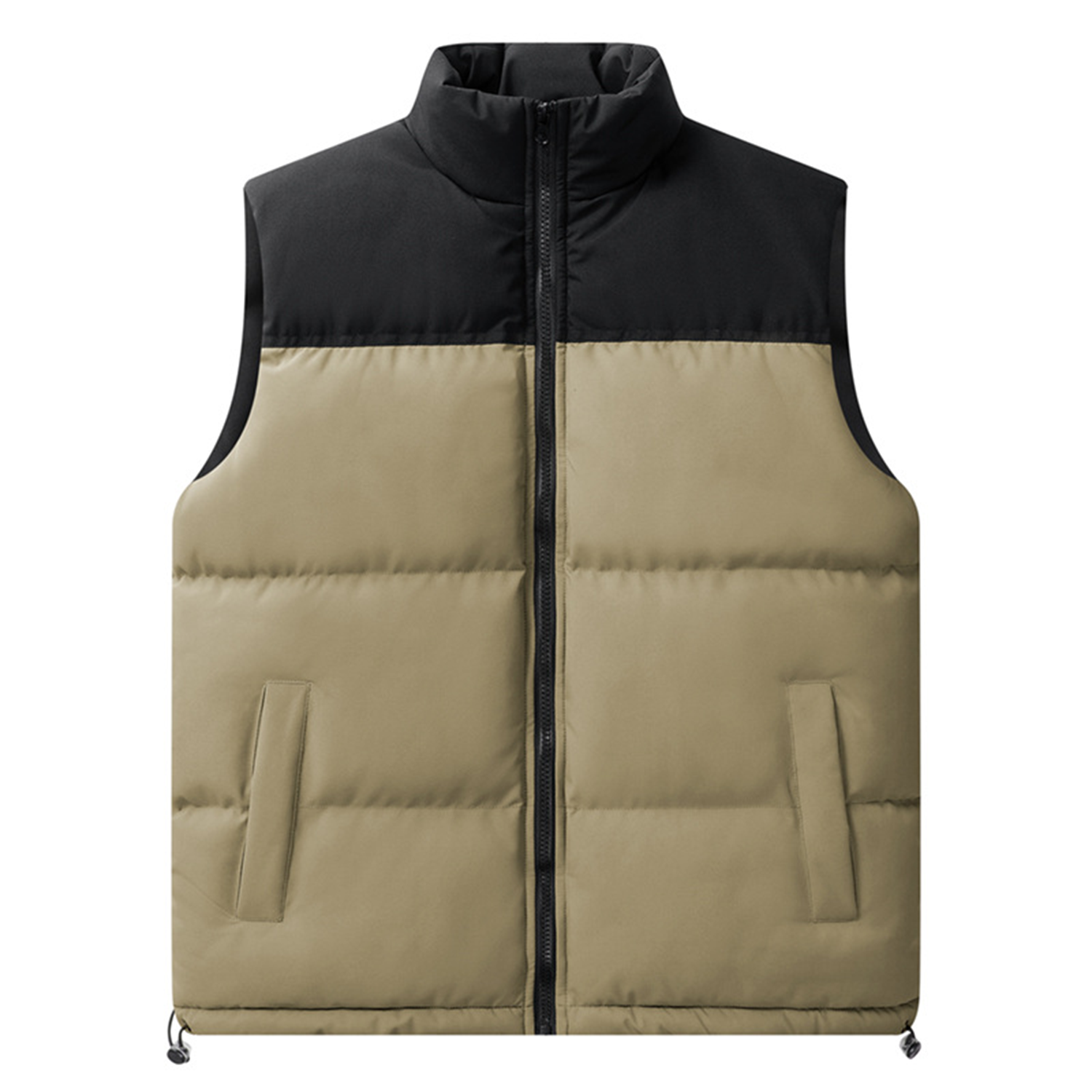 Quilted Insulated Full Zip Winter Sleeveless Vest 2