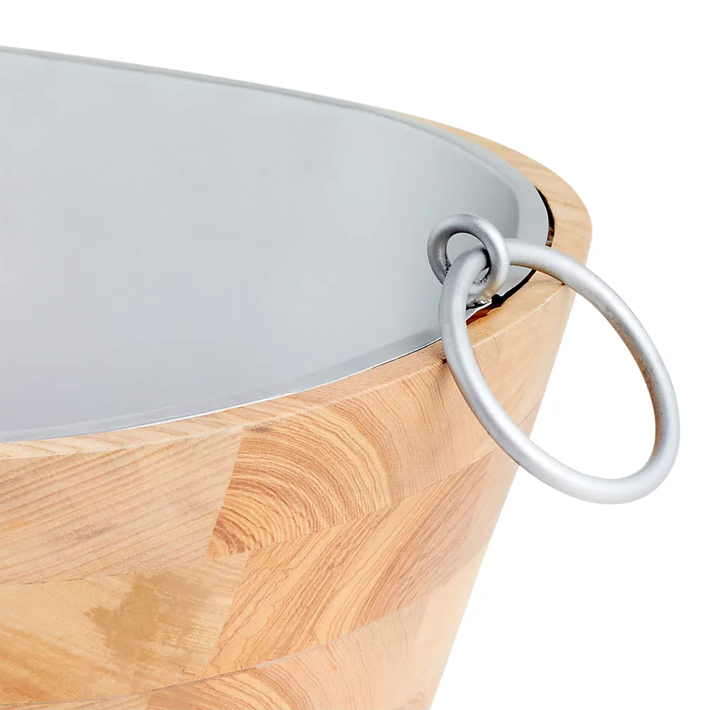 Ash Wood Beverage Tub 4