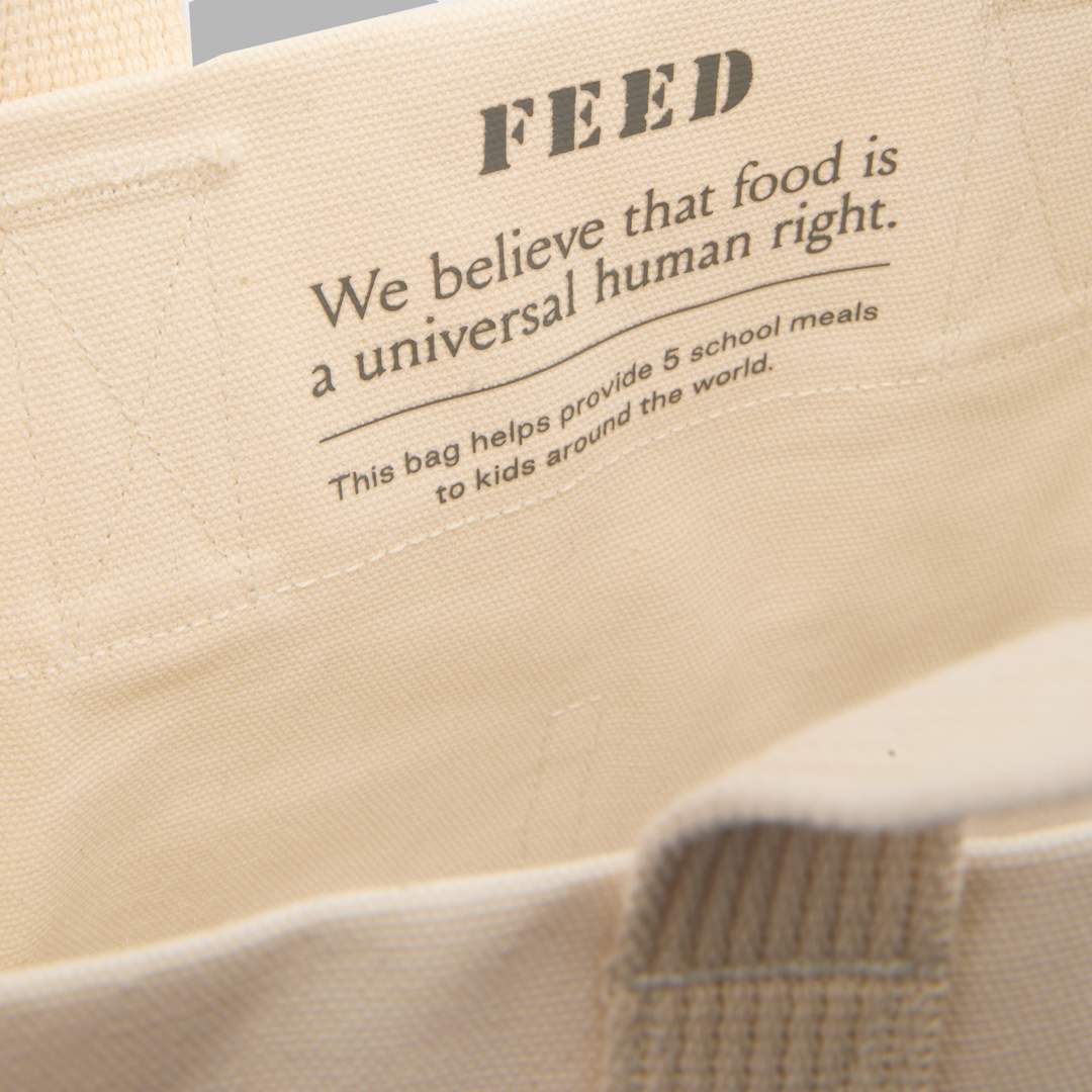 FEED Organic Cotton Market Tote, custom tote bag with logo imprint 65