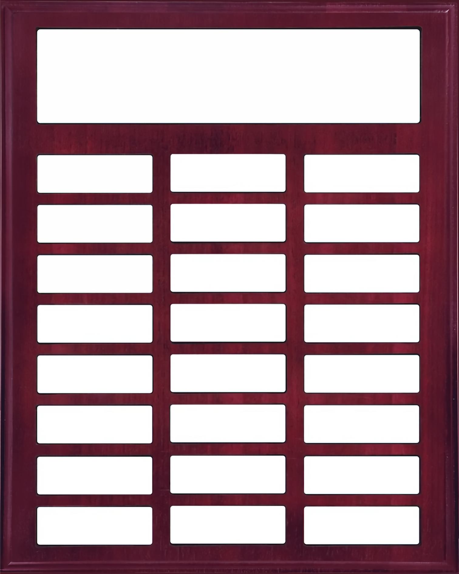 Perpetual Pocket Solid Walnut Plaque Sublimation Full Color Plaque w/24 Plates (12" X 15") 4