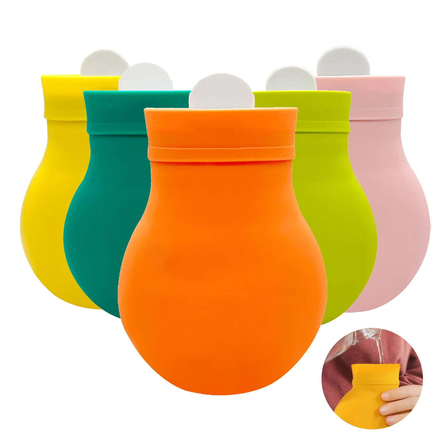 Silicone hot water bag 2