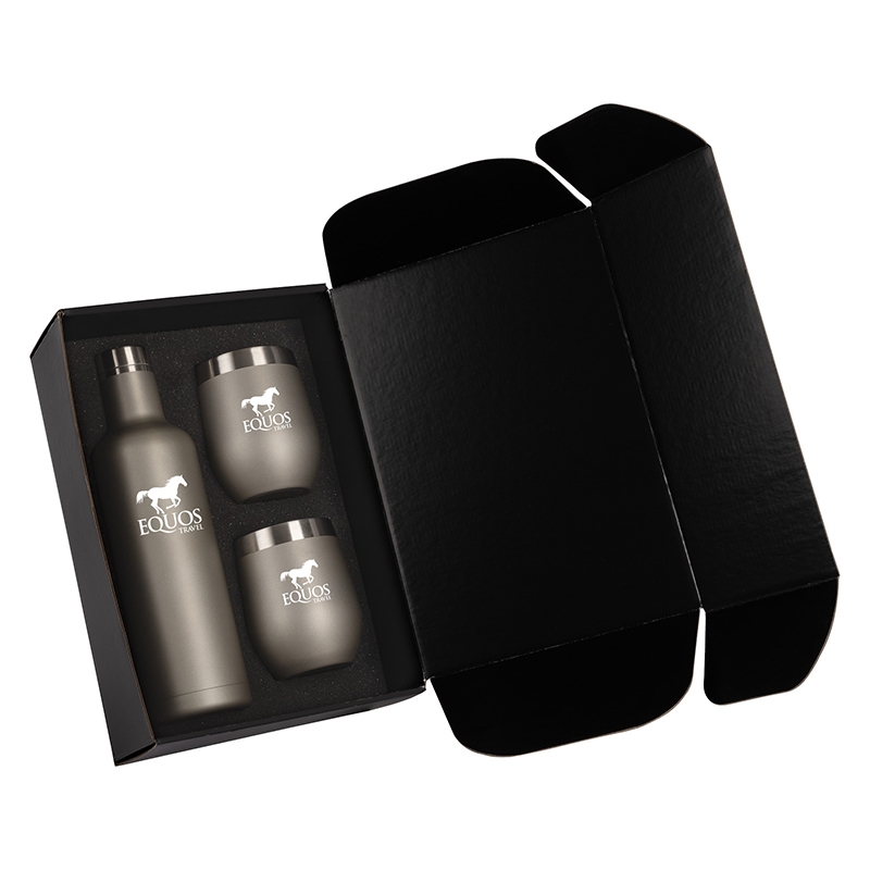 Bliss Wine Bottle & 2 Tumbler Gift Set 11